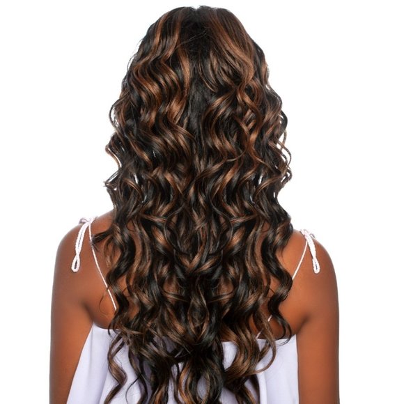 RCTP203 Lillian Mane Concept Lace Front Wig HD Transparent Long Curly Hair Side - Picture 3 of 5